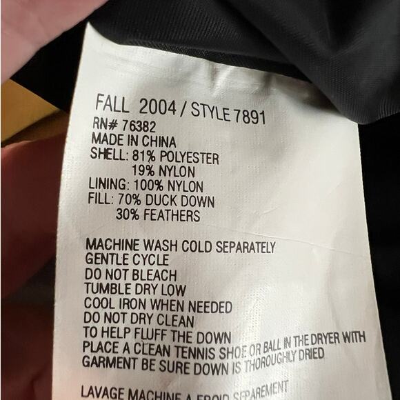 Timberland Weathergear Men's Duck Down Puffer Vest in Yellow Tan Size XL - Picture 6 of 6